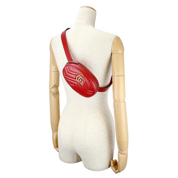 並行輸入 グッチ ウエストバッグ ボディバッグ GUCCI GGマーモント 476434 DSVRT 6433 85レディース アウトレット レッド 赤 | GUCCI | 06