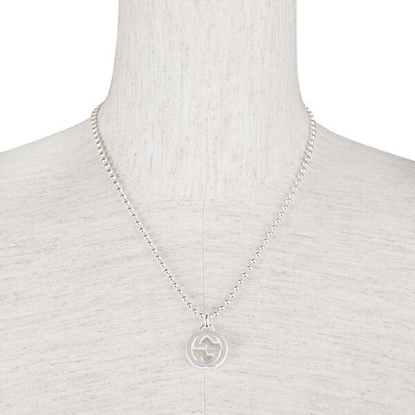 並行輸入 グッチ ネックレス GUCCI インターロッキングG 479219 J8400 8106ユニセックス シルバー | GUCCI | 05