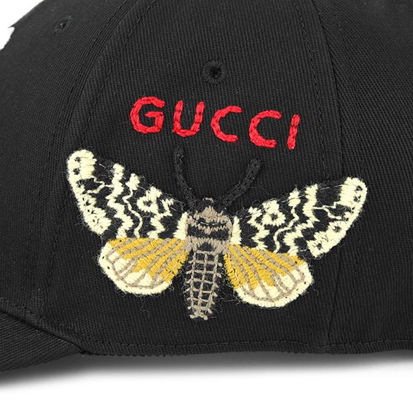 未使用級꧁グッチ꧂ウールニット ビーニー ミケーレ昆虫 刺繍