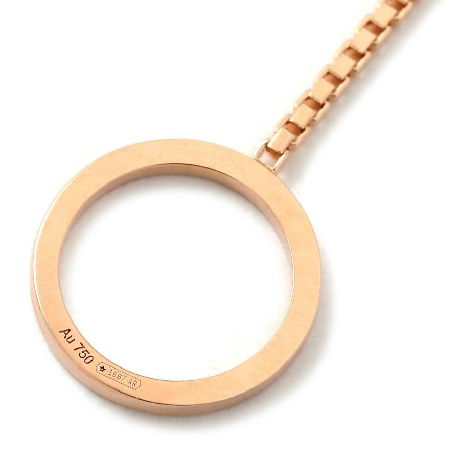 GUCCI グッチ　ネックレス　18k ピンクゴールド　750 レディース GUCCI（グッチ） 美品 750 ピンクサファイア アイコンプレート