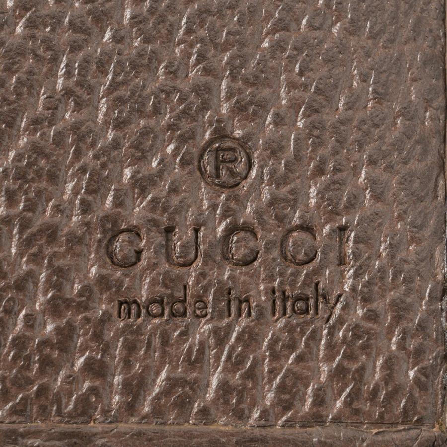 特別価格　美品　GUCCI グッチ　二つ折り　財布　キャンバス　GG柄　茶色 GGキャンバス グッチ財布 GUCCI 二つ折り財布 メンズ ジャンボGG