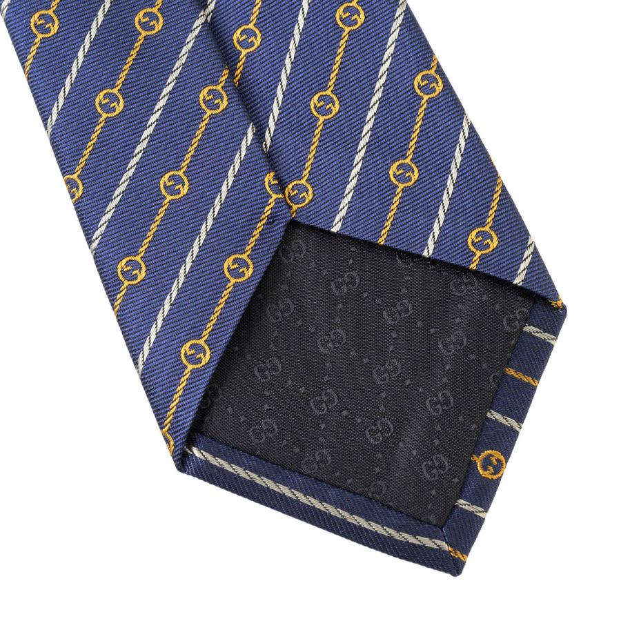並行輸入 グッチ ネクタイ GUCCI インターロッキングG ロープ 764965 4EABB 4375メンズ ネイビー 紺 イエロー 黄 爆買 | GUCCI | 05
