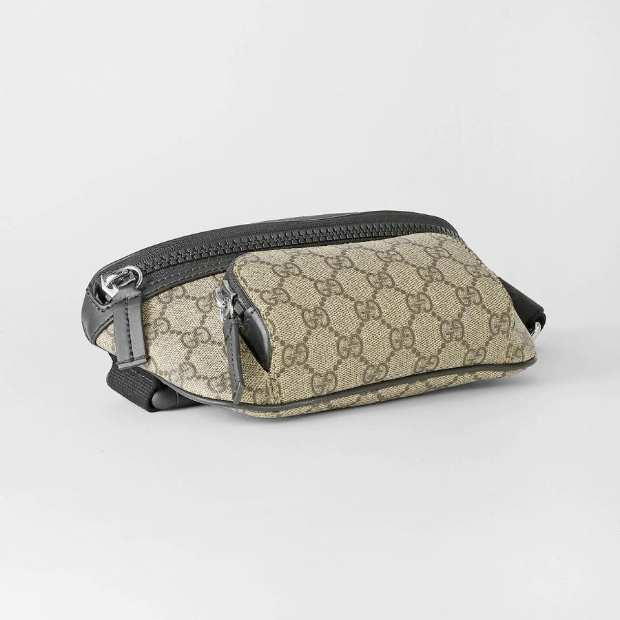GUCCI グッチGGスプリーム　ボディーバッグ GUCCI - GUCCI グッチ GGスプリーム レザー ウエストバッグ 兼ボディ
