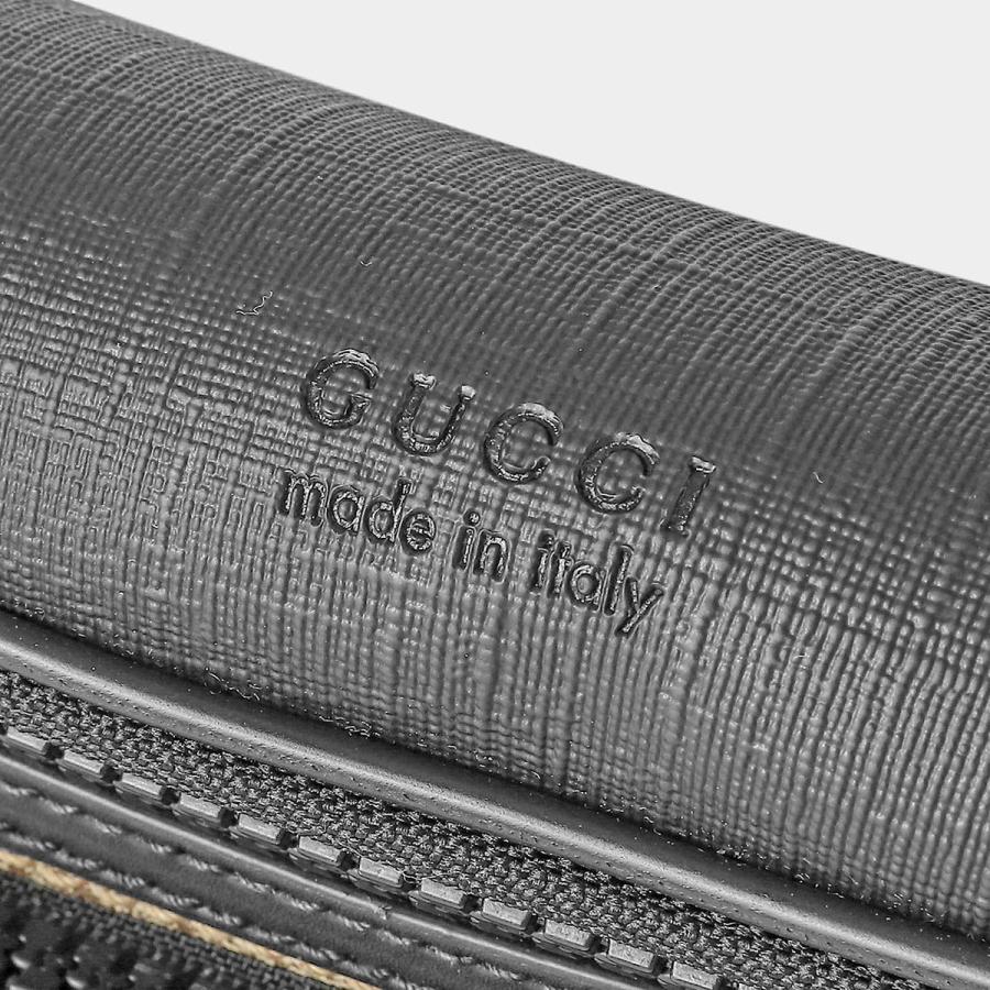 GUCCI GGスプリームボディバッグ ブラック 美品 正規品 GG ブラック〕ミディアム クロスボディバッグ ・ブラック GGスプリーム