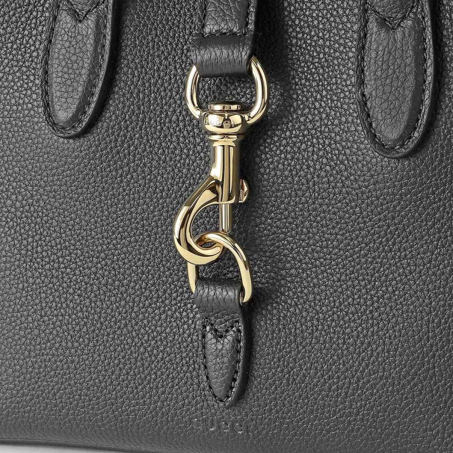 グッチブラック ストライプデザイン ハンドバッグ GUCCI（グッチ） 並行輸入 ハンドバッグ フック クロージャー 795349
