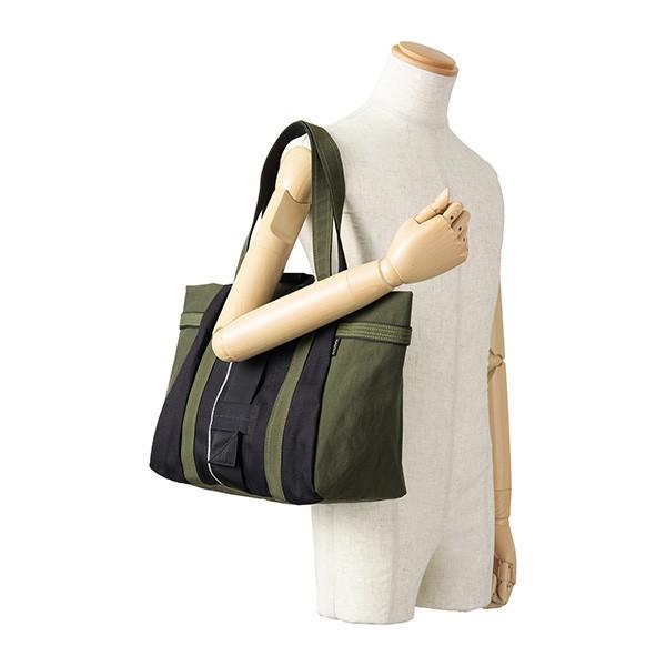 アンコース トートバッグ Ancours 15オンス セルヴェッジデニム AC201ユニセックス カーキ |  | 05