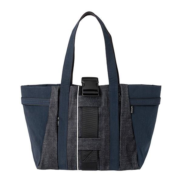 アンコース トートバッグ Ancours 15オンス セルヴェッジデニム AC201ユニセックス ネイビー | 