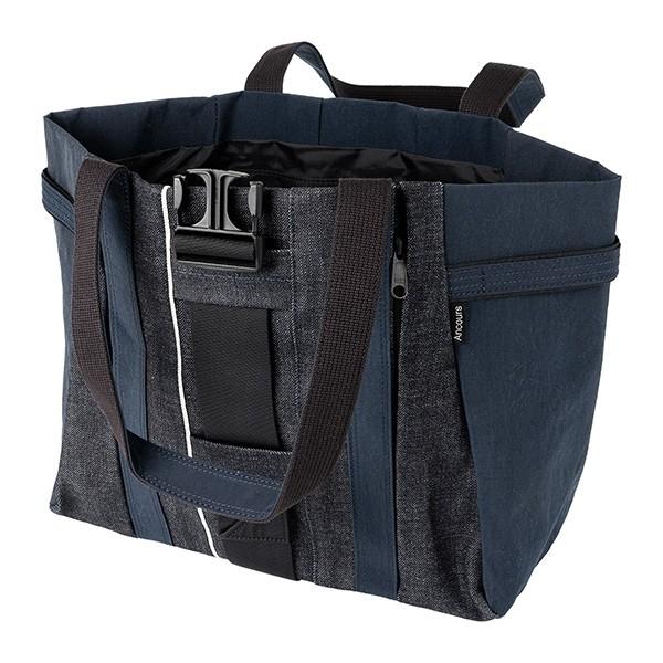 アンコース トートバッグ Ancours 15オンス セルヴェッジデニム AC201ユニセックス ネイビー |  | 03