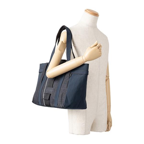 アンコース トートバッグ Ancours 15オンス セルヴェッジデニム AC201ユニセックス ネイビー |  | 05