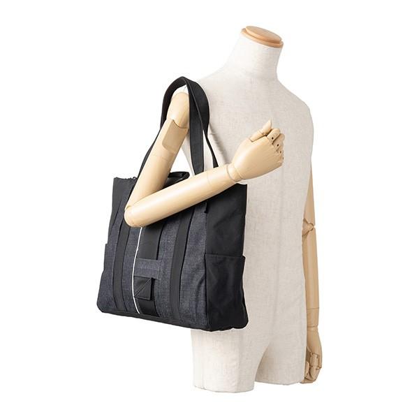 アンコース トートバッグ Ancours 15オンス セルヴェッジデニム AC202ユニセックス ブラック 黒 |  | 05