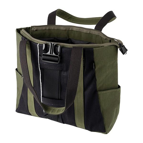 アンコース トートバッグ Ancours 15オンス セルヴェッジデニム AC202ユニセックス カーキ |  | 03