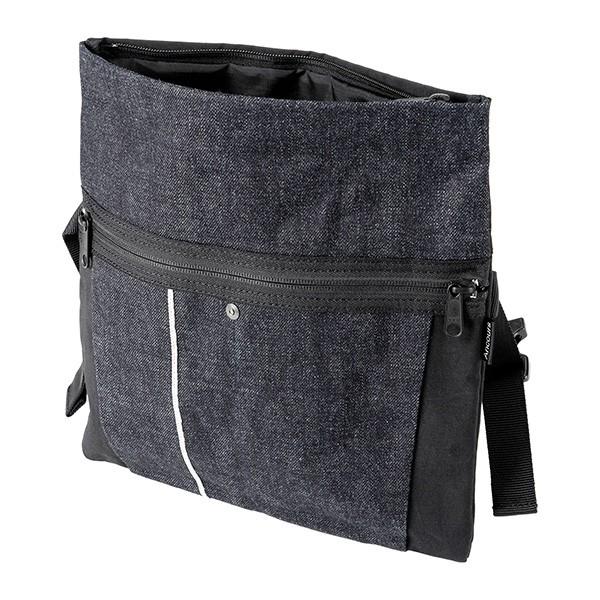 アンコース ショルダーバッグ Ancours 15オンス セルヴェッジデニム AC301ユニセックス ブラック 黒 |  | 03