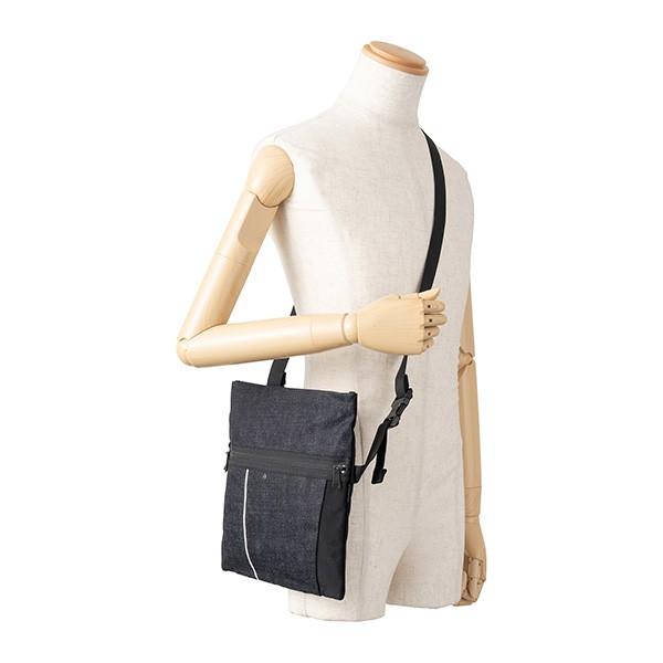 アンコース ショルダーバッグ Ancours 15オンス セルヴェッジデニム AC301ユニセックス ブラック 黒 |  | 05