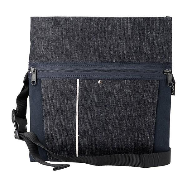 アンコース ショルダーバッグ Ancours 15オンス セルヴェッジデニム AC301ユニセックス ネイビー | 