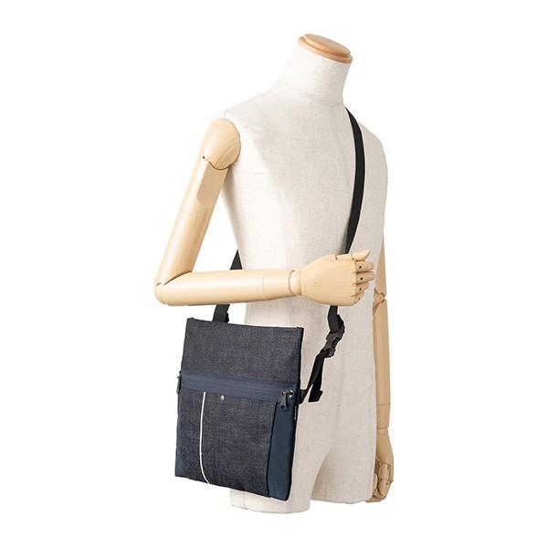 アンコース ショルダーバッグ Ancours 15オンス セルヴェッジデニム AC301ユニセックス ネイビー |  | 05