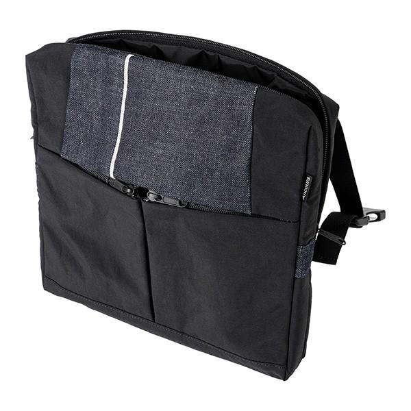 アンコース ショルダーバッグ Ancours 15オンス セルヴェッジデニム AC302ユニセックス ブラック 黒 |  | 03