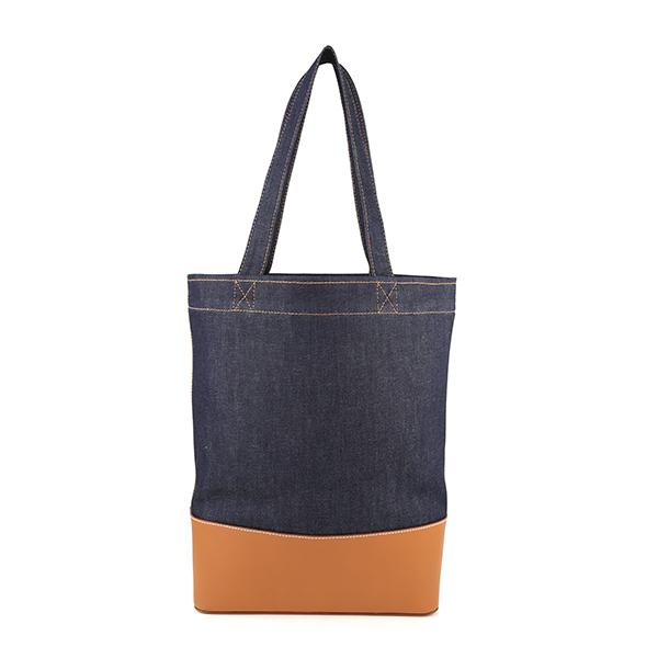 並行輸入 アーペーセー トートバッグ A.P.C. アクセル CODDP M61444 CAFユニセックス ブルー系 青 ブラウン 茶 | A.P.C. | 01