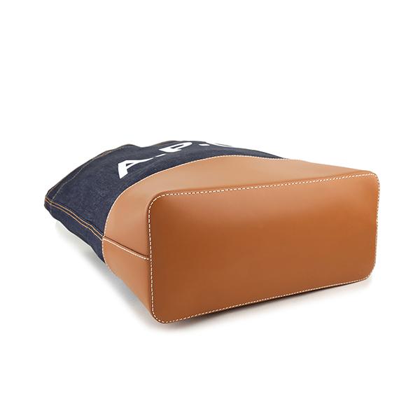 並行輸入 アーペーセー トートバッグ A.P.C. アクセル CODDP M61444 CAFユニセックス ブルー系 青 ブラウン 茶 | A.P.C. | 02