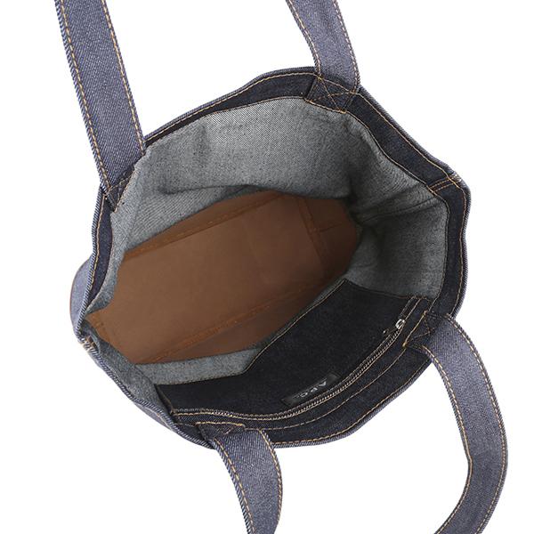 並行輸入 アーペーセー トートバッグ A.P.C. アクセル CODDP M61444 CAFユニセックス ブルー系 青 ブラウン 茶 | A.P.C. | 04