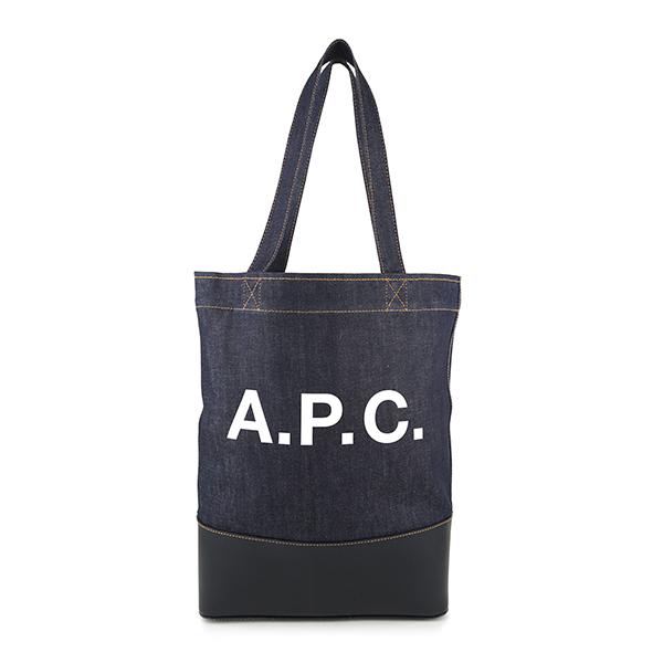 並行輸入 アーペーセー トートバッグ A.P.C. アクセル CODDP M61444 IAKユニセックス ブルー系 青 ネイビー 濃紺 | A.P.C.