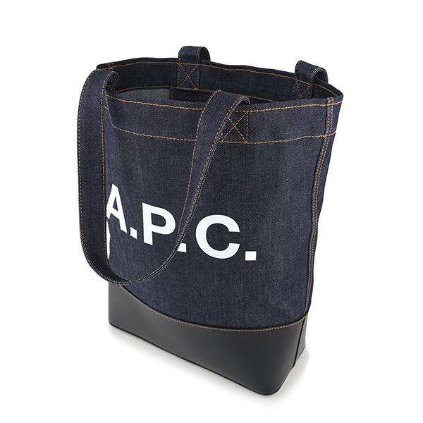 並行輸入 アーペーセー トートバッグ A.P.C. アクセル CODDP M61444 IAKユニセックス ブルー系 青 ネイビー 濃紺 | A.P.C. | 03