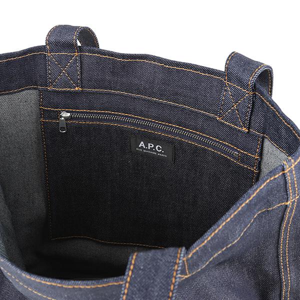 並行輸入 アーペーセー トートバッグ A.P.C. アクセル CODDP M61444 IAKユニセックス ブルー系 青 ネイビー 濃紺 | A.P.C. | 06