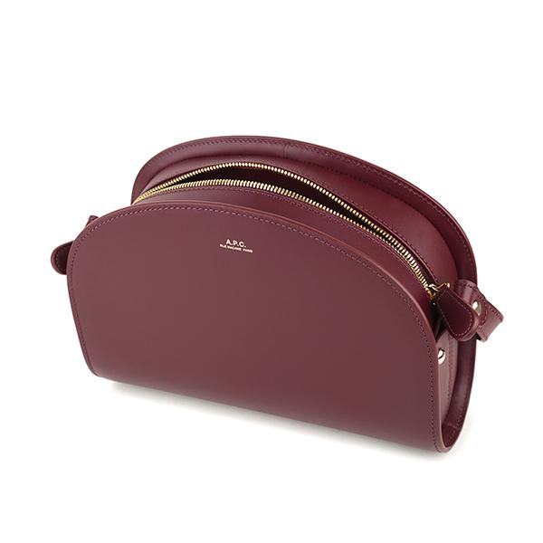 並行輸入 アーペーセー ショルダーバッグ A.P.C. サック デミ ルネ PXAWV F61048 GAEレディース レッドブラウン 赤茶の画像