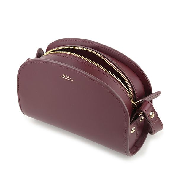 新品 アーペーセー A.P.C. ショルダーバッグ サック デミ ルネ レッドブラウン 赤茶 A.P.C - 新品 アーペーセー A.P.C. ショルダーバッグ サック デミ ルネ
