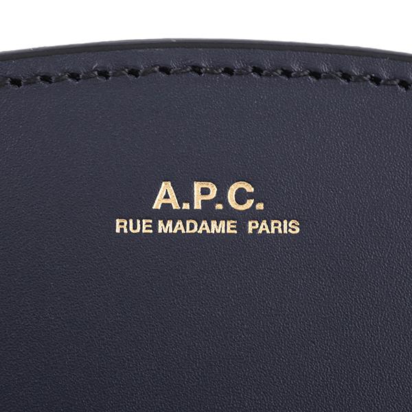 並行輸入 アーペーセー ショルダーバッグ A.P.C. サック デミ ルネ ミニ PXAWV F61392 IAKレディース ネイビー 紺の画像