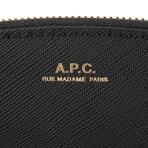 未使用　A.P.C アーペーセー レザー折り財布　ブラック　黒　袋付き 楽天市場】アーペーセー A.P.C. レディース 3つ折り財布 TRIFOLD