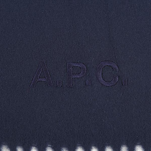 並行輸入 アーペーセー マフラー ストール A.P.C. アンブロワーズ WOAFE M15171 IAKユニセックス ネイビー 紺 | A.P.C. | 04