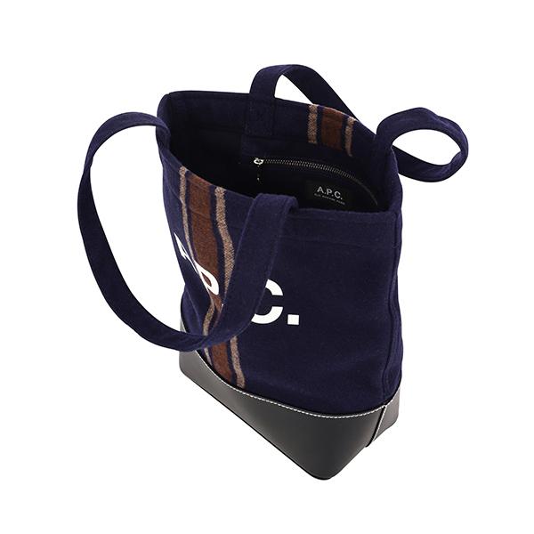 並行輸入 アーペーセー トートバッグ A.P.C. アクセル WOANA M61568 IAKユニセックス ネイビー 紺 | A.P.C. | 03