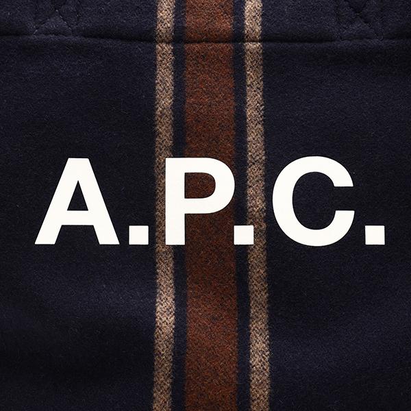 並行輸入 アーペーセー トートバッグ A.P.C. アクセル WOANA M61568 IAKユニセックス ネイビー 紺 | A.P.C. | 06