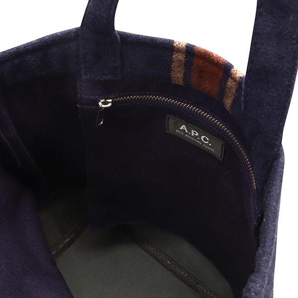 並行輸入 アーペーセー トートバッグ A.P.C. アクセル WOANA M61568 IAKユニセックス ネイビー 紺 | A.P.C. | 07