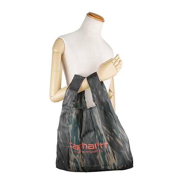 キーチェーン付き エコバッグ camoプリント ☆ Carhartt カーハート carhartt WIP エコバッグ パッカブル 手提げ袋 キー