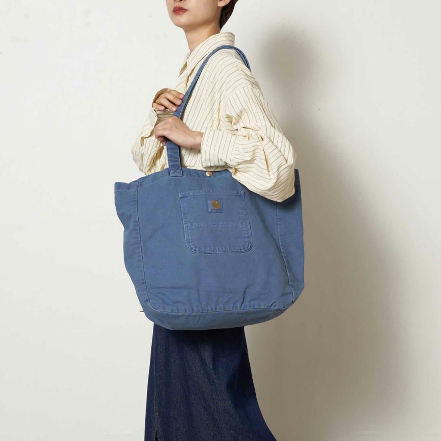 Carhartt ドラムバッグ ダック ネイビー 美品 USA製 93年製 Carhartt（カーハート） 並行輸入 トートバッグ ベイフィールド