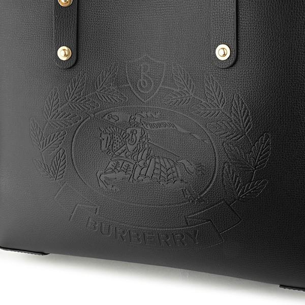 並行輸入 バーバリー トートバッグ レザー スモール トート 4080109 00100 ブラック 黒 爆買 | BURBERRY | 06
