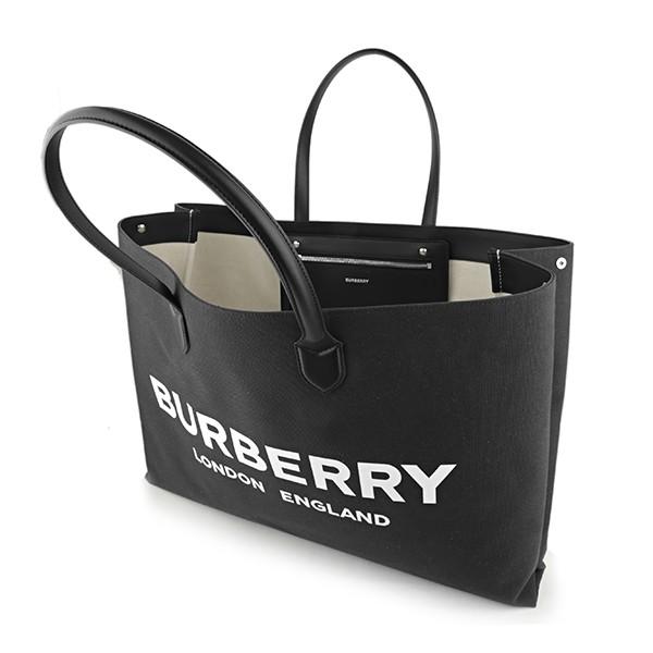 並行輸入 バーバリー トートバッグ コットンブレンド トート 8009268 A1189 ブラック 黒 爆買 | BURBERRY | 03
