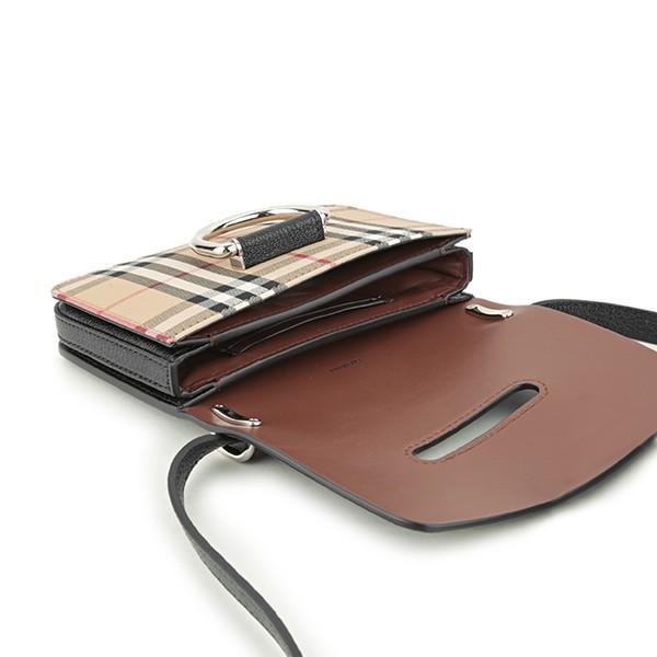 並行輸入 バーバリー  ショルダーバッグ ミニ ヴィンテージチェック＆レザー 8010959 A1189 ブラック 黒 爆買 | BURBERRY | 03