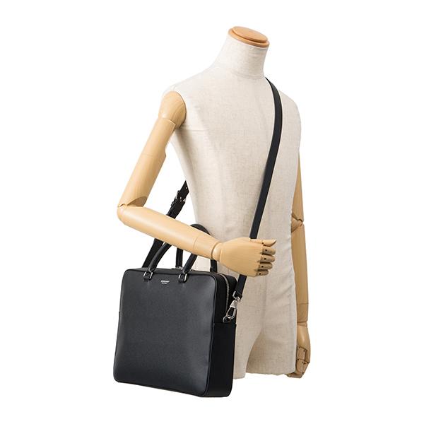 BURBERRY 並行輸入 バーバリー ブリーフケース グレイニーレザー