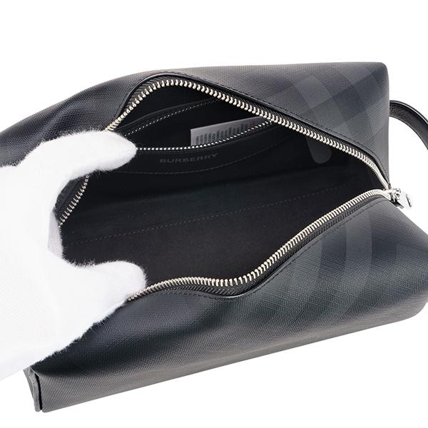 BURBERRY 並行輸入 バーバリー ポーチ グレー 8014490 A5656 爆買