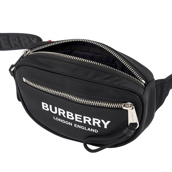 バーバリー BURBERRY ボディバッグ ロゴ ナイロン ブラック 黒 BURBERRY バーバリー ボディバッグ ウエストバッグ ナイロン