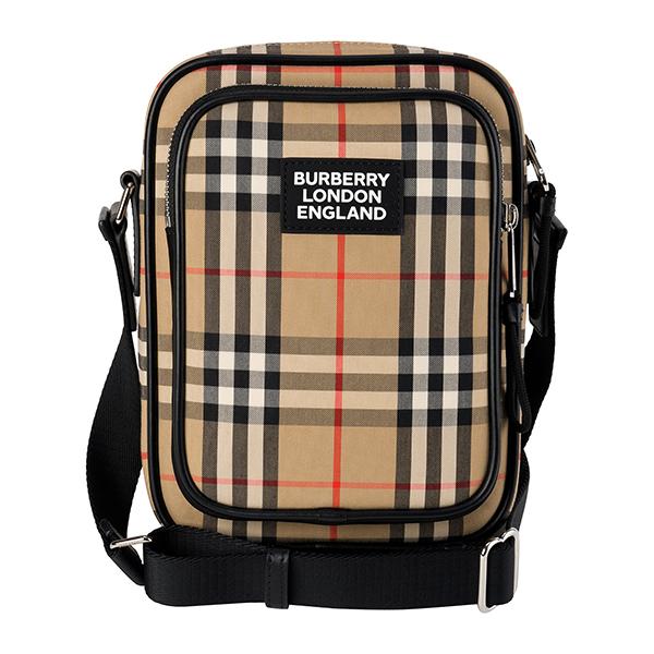 並行輸入 バーバリー  ショルダーバッグ ヴィンテージチェック＆レザー 8023381 A7028 ベージュ系 爆買 | BURBERRY