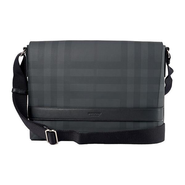 並行輸入 バーバリー  ショルダーバッグ ロンドンチェック＆レザー 8025158 A5656 グレー 爆買 | BURBERRY