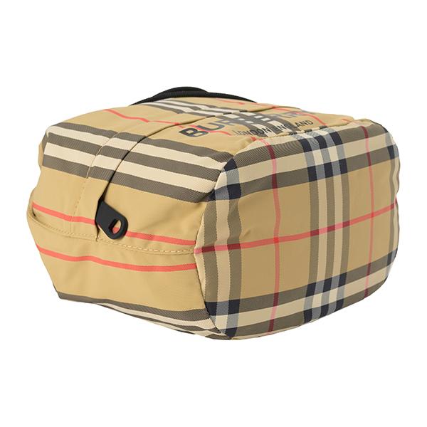 並行輸入 バーバリー ハンドバッグ BURBERRY アイコンストライプ 8026737 A7026ユニセックス ベージュ ブラック 黒 | BURBERRY | 02