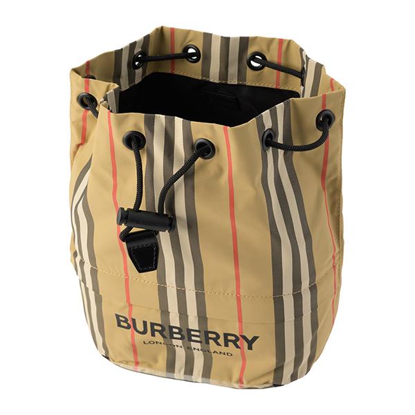 並行輸入 バーバリー ハンドバッグ BURBERRY アイコンストライプ 8026737 A7026ユニセックス ベージュ ブラック 黒 | BURBERRY | 03