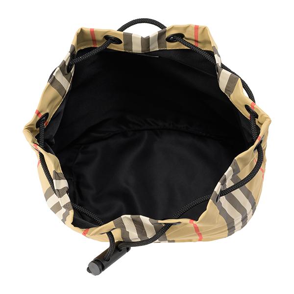 並行輸入 バーバリー ハンドバッグ BURBERRY アイコンストライプ 8026737 A7026ユニセックス ベージュ ブラック 黒 | BURBERRY | 04