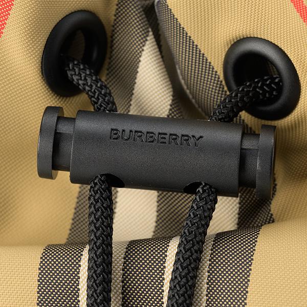 並行輸入 バーバリー ハンドバッグ BURBERRY アイコンストライプ 8026737 A7026ユニセックス ベージュ ブラック 黒 | BURBERRY | 07