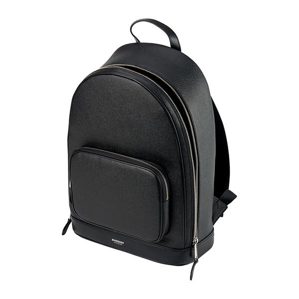 美品☆　バーバリーズ　ロゴプレート　リュック　バックパック　レザー　キャンバス BURBERRY（バーバリー） リュックサック メンズ レディース ロゴ