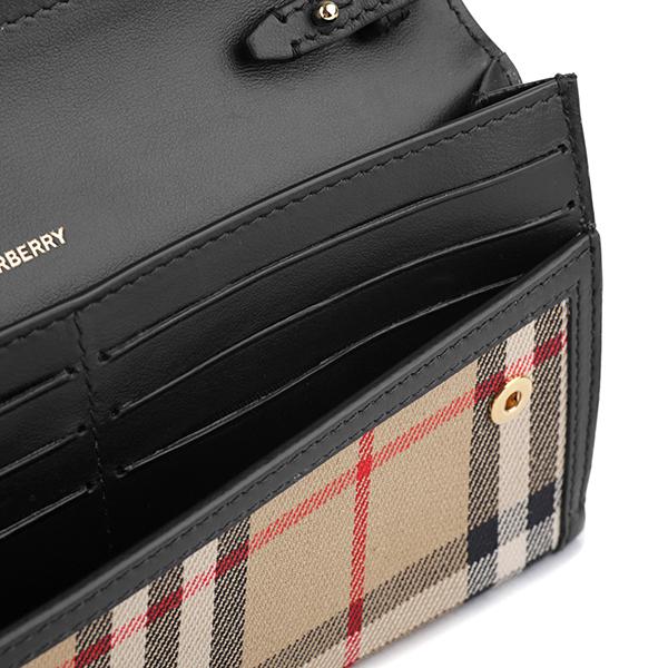 並行輸入 バーバリー クラッチ セカンドバッグ BURBERRY ヴィンテージチェック＆レザー 8041802 A7026ユニセックス ベージュ | BURBERRY | 06